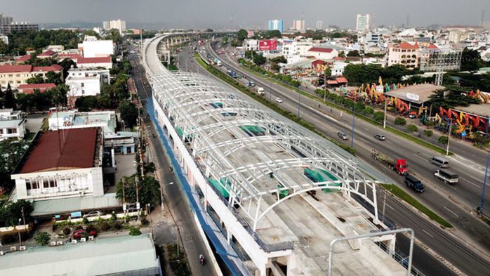 Đi vào hoạt động tuyến đường Metro số 1 sẽ là nơi kết nối giao thông quan trọng giữa các khu vực