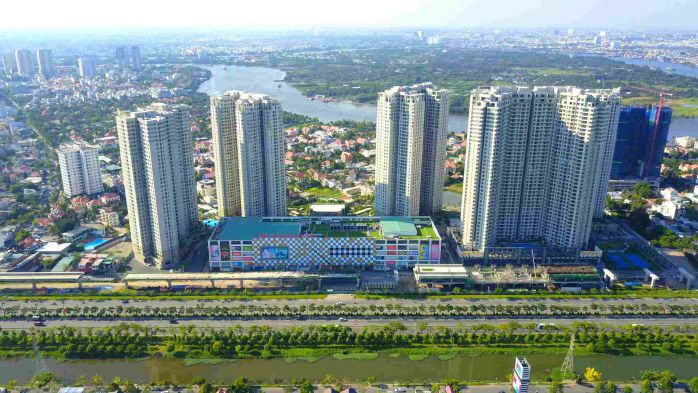 vị trí dự án chung cư Master Thảo Điền có thể phóng tầm mắt nhìn ra toàn cảnh thành phố