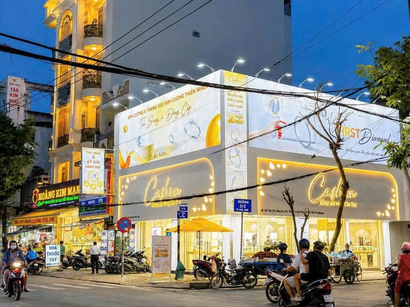 Cho thuê mặt bằng kinh doanh chợ Tân Mỹ 9x16,5 giá 250tr